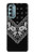S3363 黒バンダナ Bandana Black Pattern Motorola Moto G Stylus 5G (2022) バックケース、フリップケース・カバー