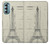 S3474 エッフェル建築図面 Eiffel Architectural Drawing Motorola Moto G Stylus 5G (2022) バックケース、フリップケース・カバー