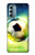 S3844 輝くサッカー サッカーボール Glowing Football Soccer Ball Motorola Moto G Stylus 5G (2022) バックケース、フリップケース・カバー