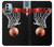 S0066 バスケットボール Basketball Nokia G11, G21 バックケース、フリップケース・カバー