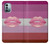 S3473 LGBTレズビアン旗 LGBT Lesbian Flag Nokia G11, G21 バックケース、フリップケース・カバー