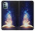 S3554 魔法書 Magic Spell Book Nokia G11, G21 バックケース、フリップケース・カバー