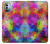 S3677 カラフルなレンガのモザイク Colorful Brick Mosaics Nokia G11, G21 バックケース、フリップケース・カバー