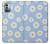 S3681 デイジーの花のパターン Daisy Flowers Pattern Nokia G11, G21 バックケース、フリップケース・カバー