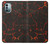 S3696 溶岩マグマ Lava Magma Nokia G11, G21 バックケース、フリップケース・カバー