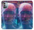 S3800 デジタル人顔 Digital Human Face Nokia G11, G21 バックケース、フリップケース・カバー