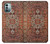 S3813 ペルシャ絨毯の敷物パターン Persian Carpet Rug Pattern Nokia G11, G21 バックケース、フリップケース・カバー