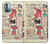 S3820 ヴィンテージ騎乗位ファッション紙人形 Vintage Cowgirl Fashion Paper Doll Nokia G11, G21 バックケース、フリップケース・カバー