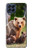S3558 くまの家族 Bear Family Samsung Galaxy M53 バックケース、フリップケース・カバー