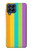 S3678 カラフルなレインボーバーティカル Colorful Rainbow Vertical Samsung Galaxy M53 バックケース、フリップケース・カバー