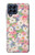 S3688 花の花のアートパターン Floral Flower Art Pattern Samsung Galaxy M53 バックケース、フリップケース・カバー