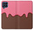 S3754 ストロベリーアイスクリームコーン Strawberry Ice Cream Cone Samsung Galaxy M53 バックケース、フリップケース・カバー