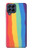 S3799 かわいい縦水彩レインボー Cute Vertical Watercolor Rainbow Samsung Galaxy M53 バックケース、フリップケース・カバー