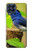 S3839 幸福の青い 鳥青い鳥 Bluebird of Happiness Blue Bird Samsung Galaxy M53 バックケース、フリップケース・カバー