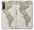 S0604 世界地図 World Map Sony Xperia 10 IV バックケース、フリップケース・カバー