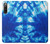 S1869 絞り染めブルー Tie Dye Blue Sony Xperia 10 IV バックケース、フリップケース・カバー