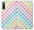S3499 カラフルなハート柄 Colorful Heart Pattern Sony Xperia 10 IV バックケース、フリップケース・カバー