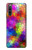 S3677 カラフルなレンガのモザイク Colorful Brick Mosaics Sony Xperia 10 IV バックケース、フリップケース・カバー