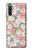 S3688 花の花のアートパターン Floral Flower Art Pattern Sony Xperia 10 IV バックケース、フリップケース・カバー