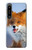 S0417 狐 Fox Sony Xperia 1 IV バックケース、フリップケース・カバー