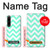 S1723 ミントシェブロンジグザグ Mint Chevron Zigzag Sony Xperia 1 IV バックケース、フリップケース・カバー