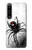 S2386 クロゴケグモ Black Widow Spider Sony Xperia 1 IV バックケース、フリップケース・カバー