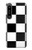 S2492 黒と白のチェッカーボード Black and White Check Sony Xperia 1 IV バックケース、フリップケース・カバー