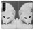 S2569 ホワイト北極キツネ White Arctic Fox Sony Xperia 1 IV バックケース、フリップケース・カバー