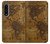 S2861 アンティークの世界地図 Antique World Map Sony Xperia 1 IV バックケース、フリップケース・カバー