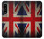S2894 ヴィンテージイギリス旗 Vintage British Flag Sony Xperia 1 IV バックケース、フリップケース・カバー