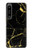 S2896 ゴールドマーブルグラフィックプリント Gold Marble Graphic Printed Sony Xperia 1 IV バックケース、フリップケース・カバー