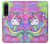 S3264 パステルユニコーン Pastel Unicorn Sony Xperia 1 IV バックケース、フリップケース・カバー