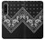 S3363 黒バンダナ Bandana Black Pattern Sony Xperia 1 IV バックケース、フリップケース・カバー