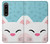 S3542 かわいい猫漫画 Cute Cat Cartoon Sony Xperia 1 IV バックケース、フリップケース・カバー