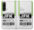S3664 航空会社の旅行手荷物ラベル Airline Travel Luggage Label Sony Xperia 1 IV バックケース、フリップケース・カバー
