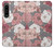S3716 バラの花柄 Rose Floral Pattern Sony Xperia 1 IV バックケース、フリップケース・カバー