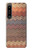 S3752 ジグザグ生地パターングラフィックプリント Zigzag Fabric Pattern Graphic Printed Sony Xperia 1 IV バックケース、フリップケース・カバー