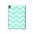 S1723 ミントシェブロンジグザグ Mint Chevron Zigzag iPad Air (2020, 2022), Air 11 (2024,2025,2026), Pro 11 (2022) タブレットケース