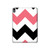S1849 ピンクブラックシェブロンジグザグ Pink Black Chevron Zigzag iPad Air (2020, 2022), Air 11 (2024,2025,2026), Pro 11 (2022) タブレットケース