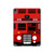 S2058 英国のダブルデッカーバスミニマリスト England British Double Decker Bus Minimalist iPad Air (2022, 2020), Air 11 (2024,2025), Pro 11 (2022) タブレットケース