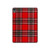 S2374 タータンレッドパターン Tartan Red Pattern iPad Air (2022,2020, 4th, 5th), iPad Pro 11 (2022, 6th) タブレットケース