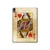 S2833 ポーカーカード ハートの女王 Poker Card Queen Hearts iPad Air (2022, 2020), Air 11 (2024,2025), Pro 11 (2022) タブレットケース