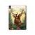 S2841 ヴィンテージ トナカイ クリスマス Vintage Reindeer Christmas iPad Air (2020, 2022), Air 11 (2024,2025,2026), Pro 11 (2022) タブレットケース