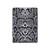 S2855 ラトルスネークスキン グラフィックプリント White Rattle Snake Skin Graphic Printed iPad Air (2022, 2020), Air 11 (2024,2025), Pro 11 (2022) タブレットケース