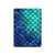 S3047 緑人魚のスケール Green Mermaid Fish Scale iPad Air (2022, 2020), Air 11 (2024,2025), Pro 11 (2022) タブレットケース