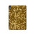 S3388 ゴールドラメグラフィックプリント Gold Glitter Graphic Print iPad Air (2022, 2020), Air 11 (2024,2025), Pro 11 (2022) タブレットケース