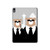 S3557 黒いスーツのクマ Bear in Black Suit iPad Air (2022, 2020), Air 11 (2024,2025), Pro 11 (2022) タブレットケース