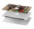 S0753 スカル 翼 バラ パンク Skull Wing Rose Punk MacBook Air 13″ (2022,2025) - A2681, A3113, A3240 ケース・カバー