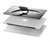 S2367 サメモノクロ Shark Monochrome MacBook Air 13″ (2022,2025) - A2681, A3113, A3240 ケース・カバー