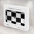 S2492 黒と白のチェッカーボード Black and White Check MacBook Air 13″ (2022,2025) - A2681, A3113, A3240 ケース・カバー